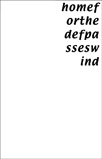 <Home For The Def Passes Wind cover>